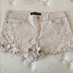 Express Shorts with lace detail